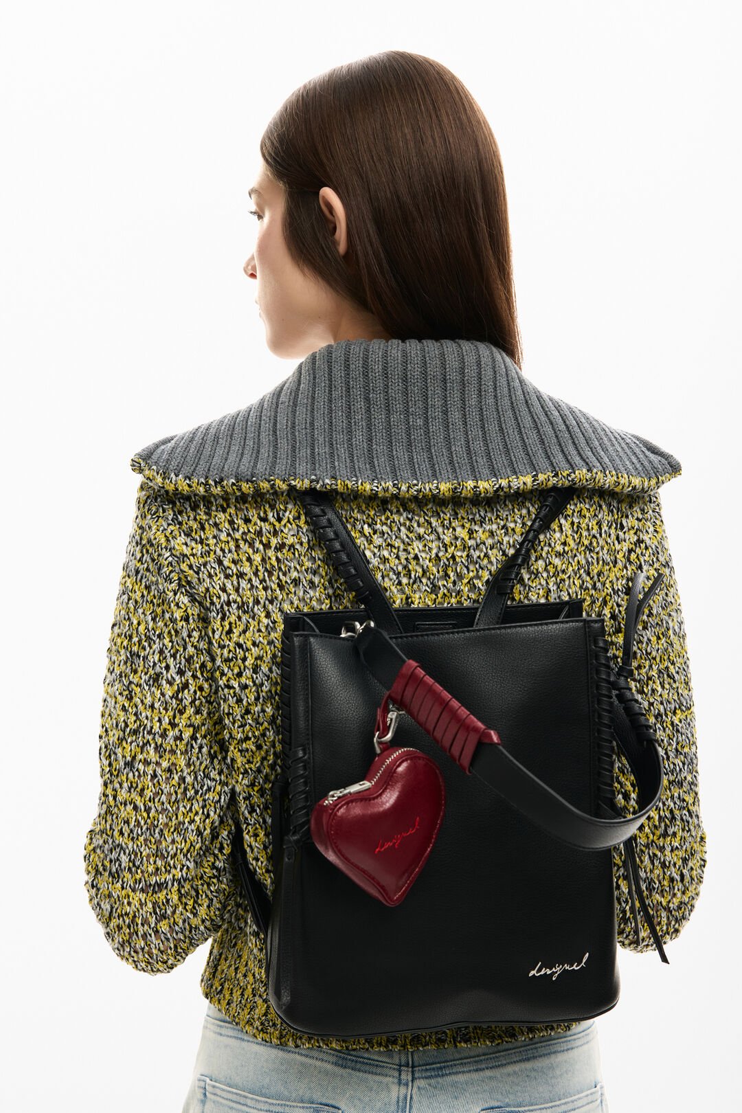 Sac à dos moyen charm cœur