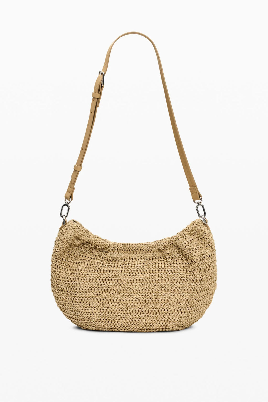 Sac moyen ovale en raphia charms