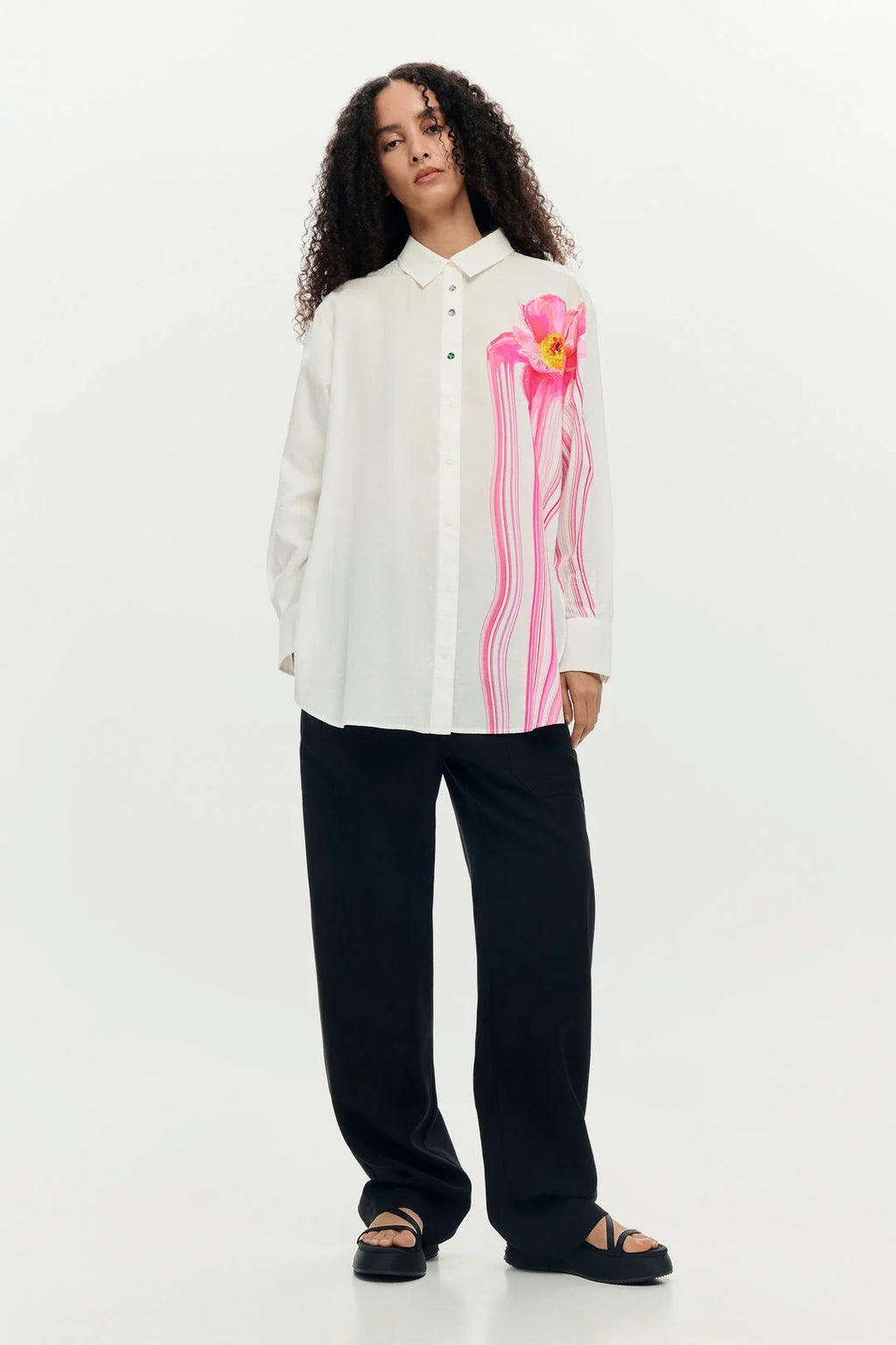 Chemise fleur gloss