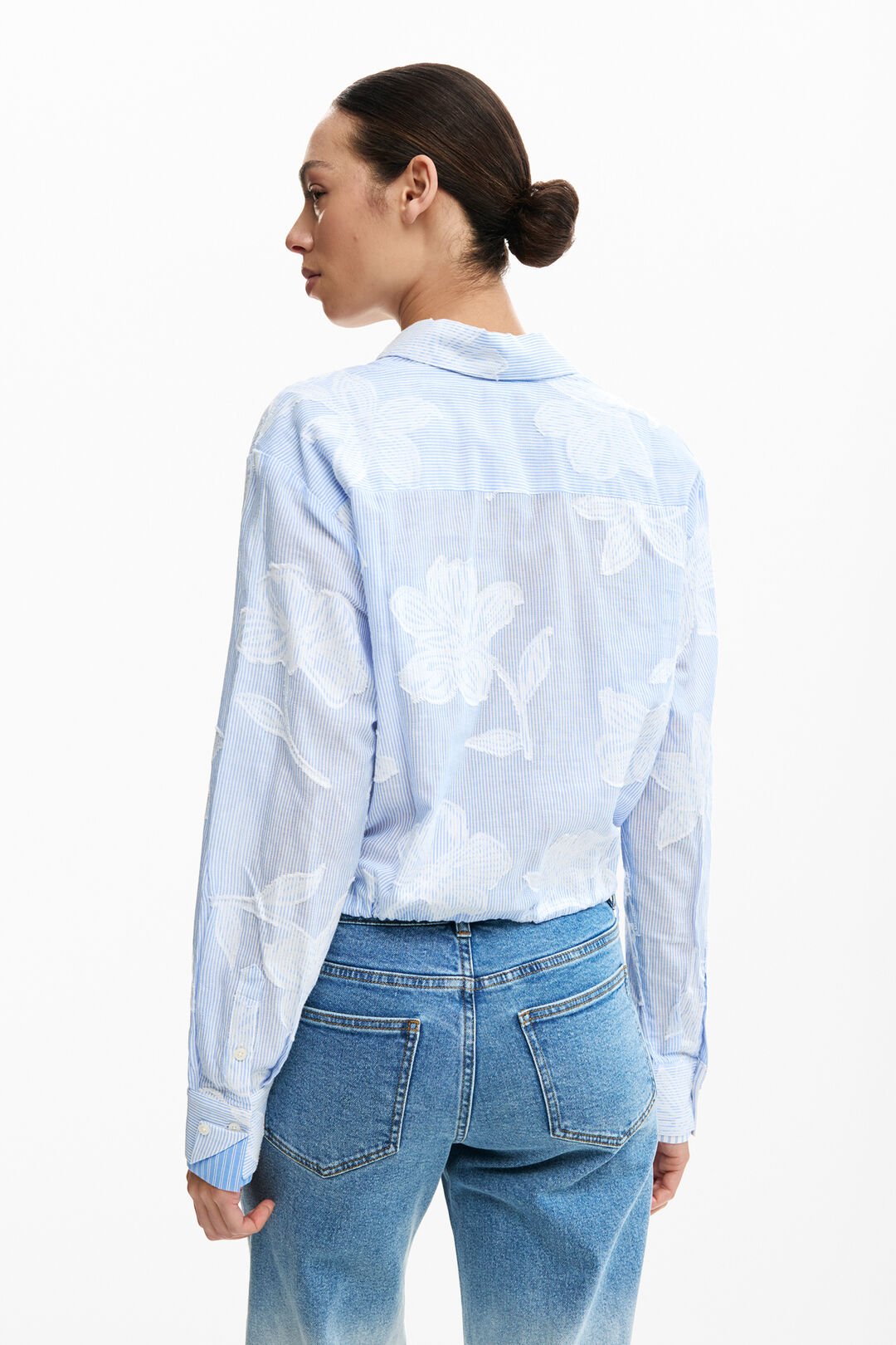 Chemise courte imprimée