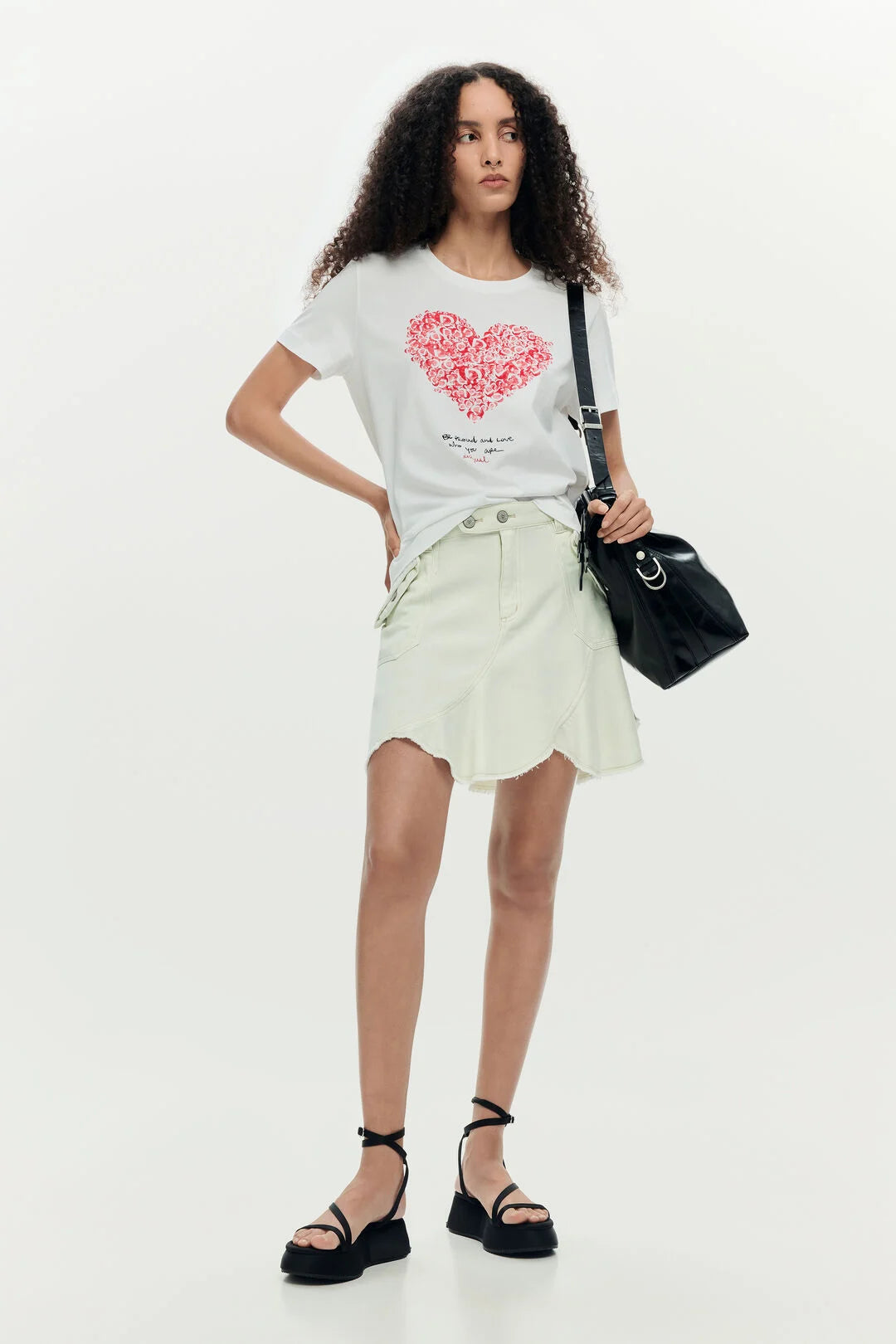 T-shirt manche courte cœur