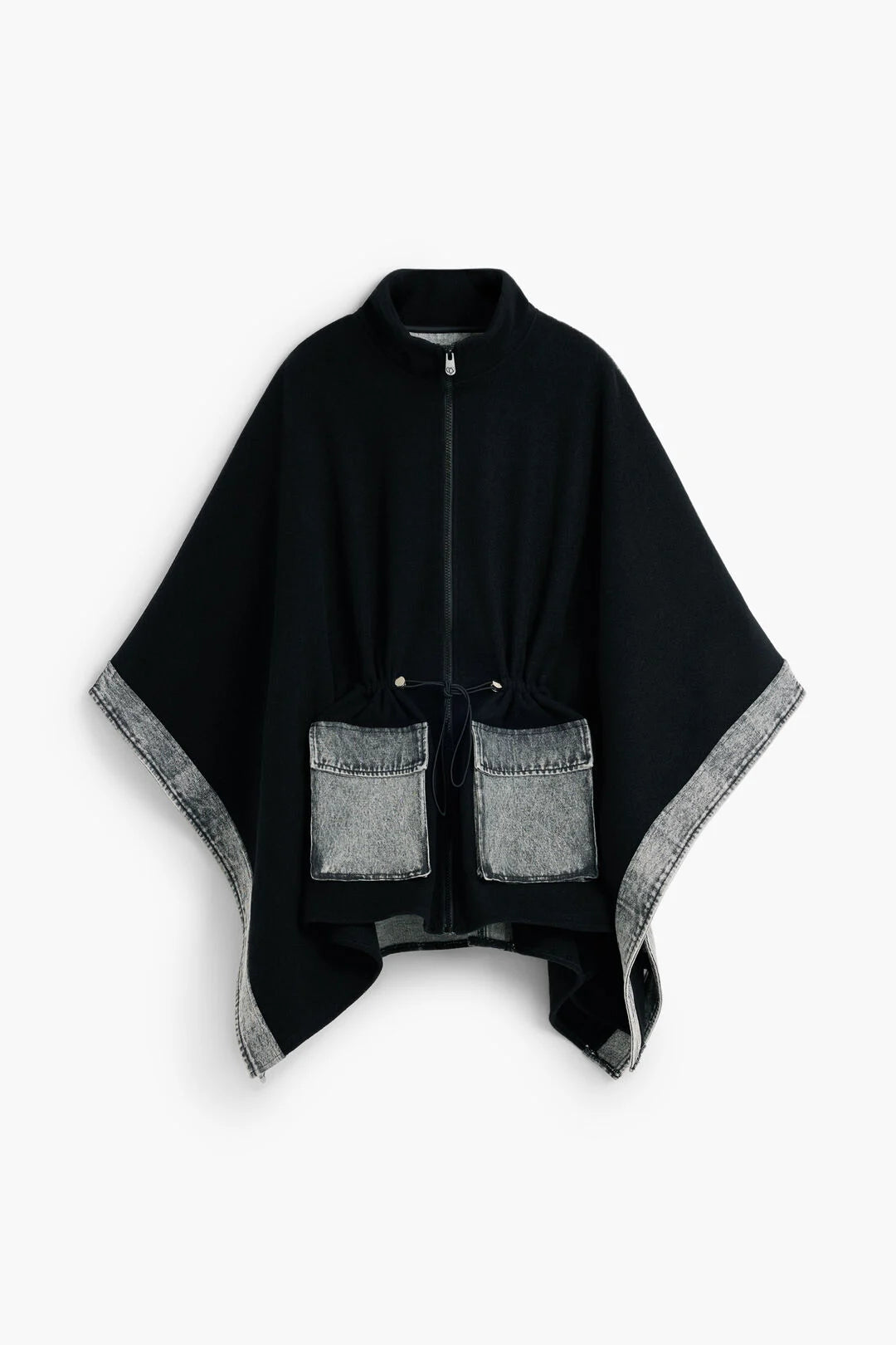 Poncho Denim Aldama Noir