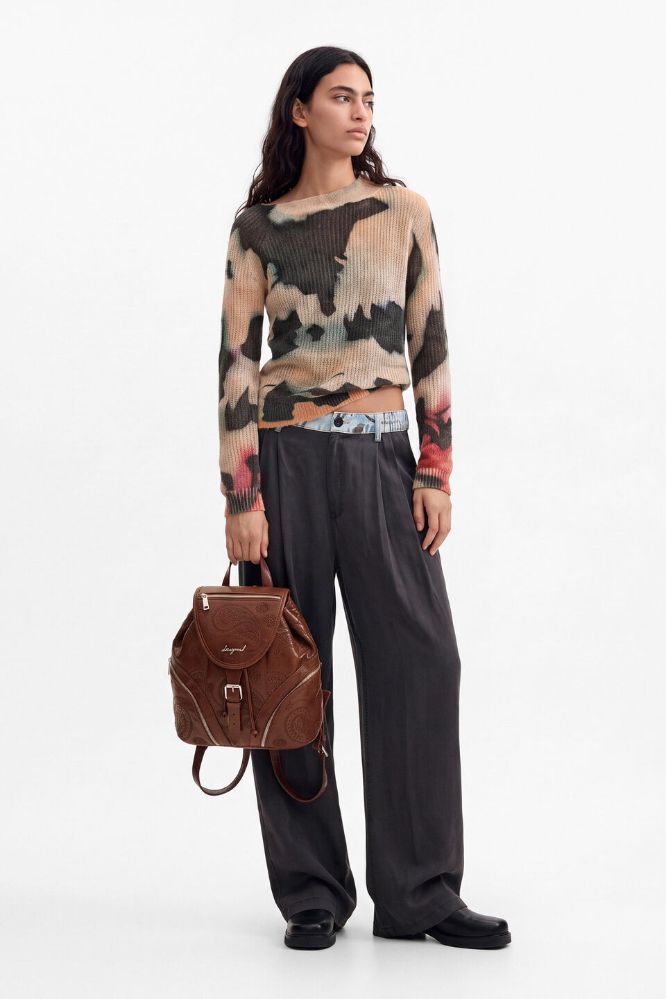 Sac à dos Siroco Tula Mini Camel Desigual, vue 2
