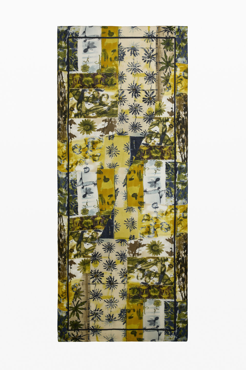 Foulard Blossira Vert Militaire Desigual, vue 2