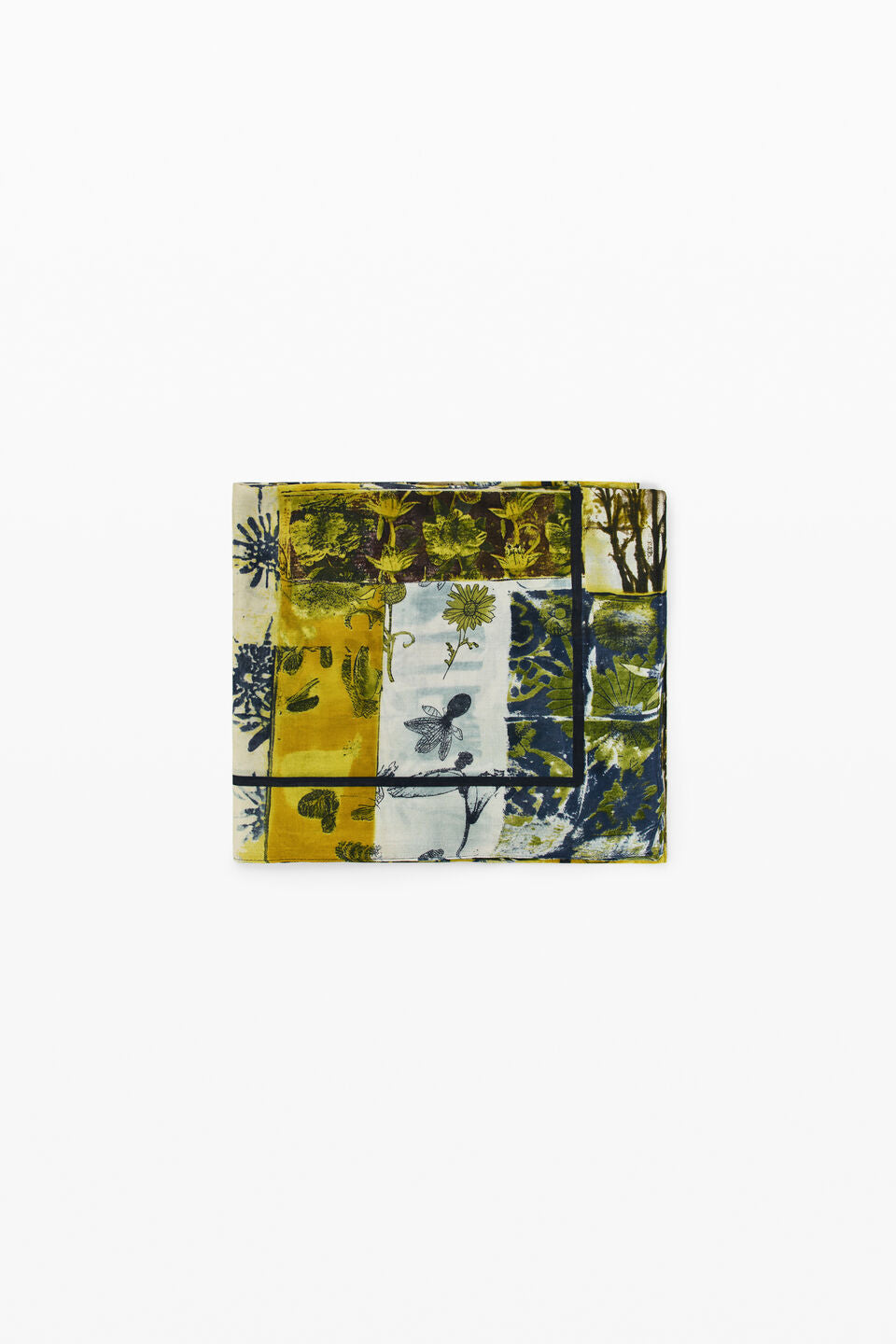 Foulard Blossira Vert Militaire Desigual, vue 3