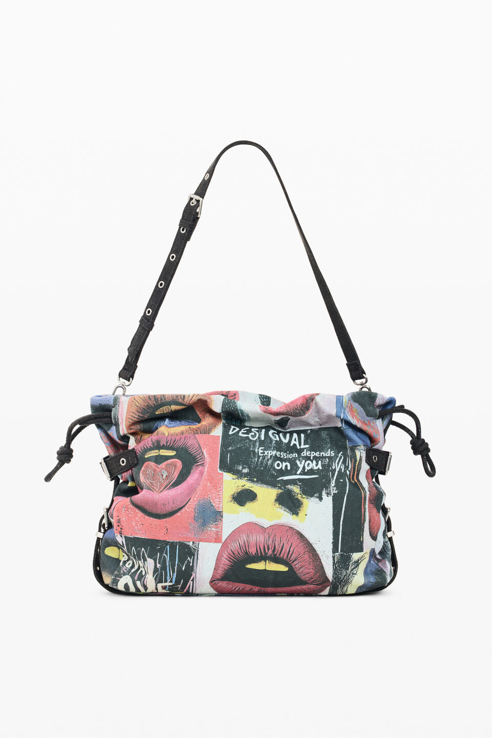 Sac Graffiato Blue Lifta 2.0 Bleu Desigual, vue 4