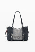 Sac Half Logo Denim Lanuza Gris Denim Desigual
