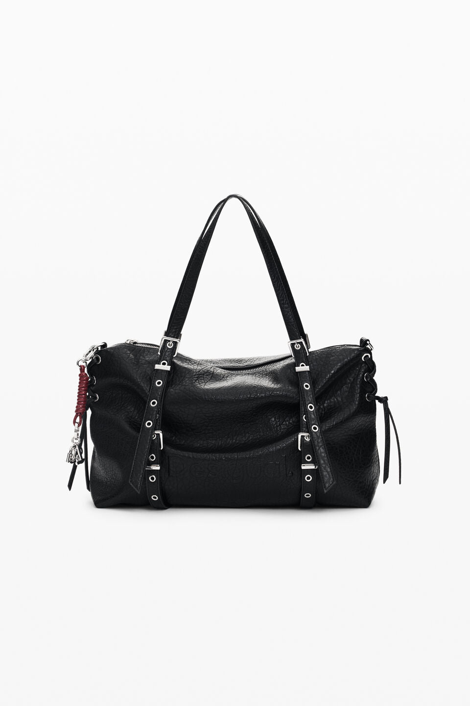 Sac Half Logo Lanuza Noir Desigual, vue 2