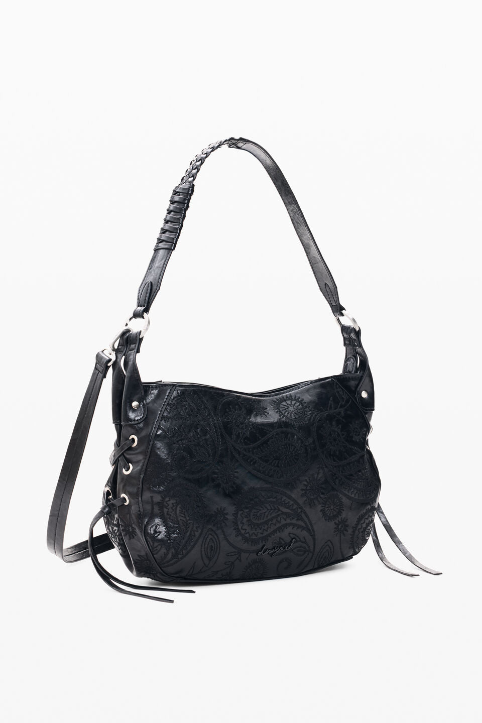 Sac Siroco Quincy Noir Desigual, vue 3