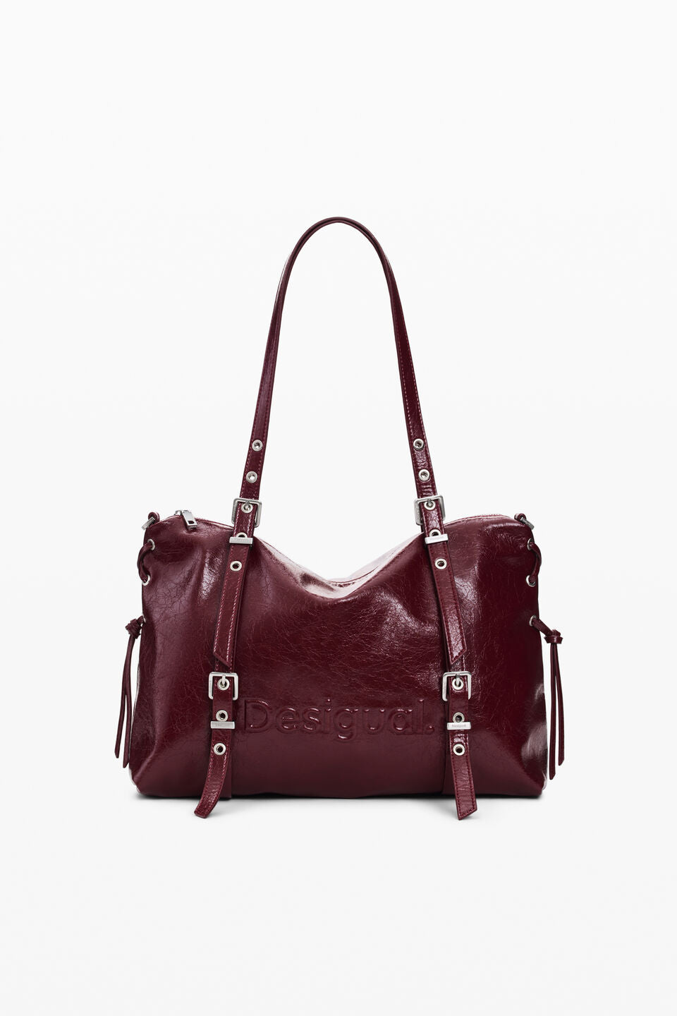 Sac Half Logo Lanuza Grenat Desigual