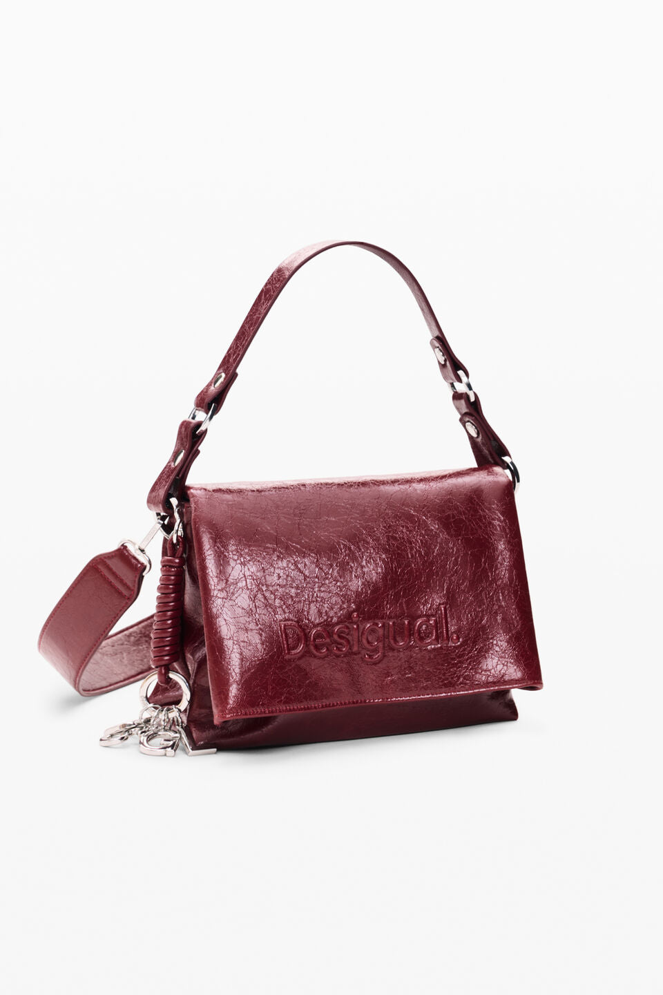 Sac Half Logo Venecia 4.0 Grenat Desigual, vue 3