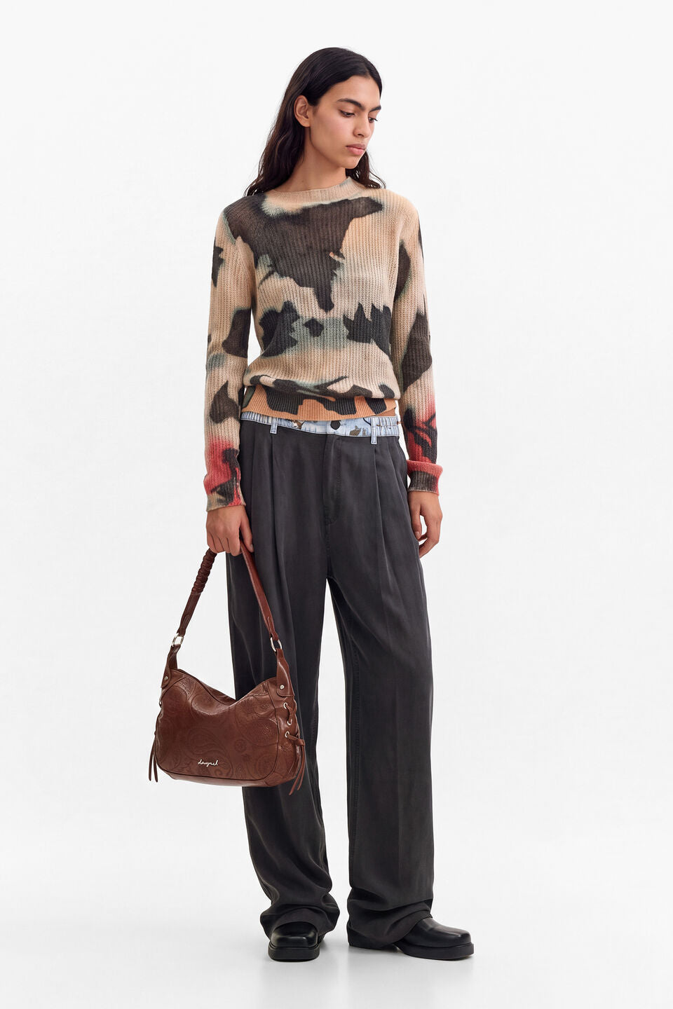 Sac Siroco Quincy Camel Desigual, vue 2
