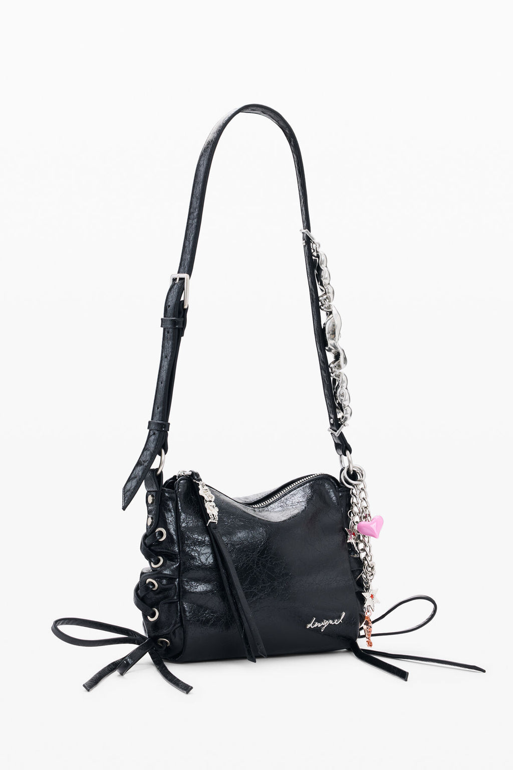 Sac Zelia Leiria Micro Noir Desigual - vue 3