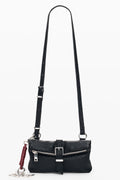 Portefeuille Half Logo Clutch Micro Noir Desigual