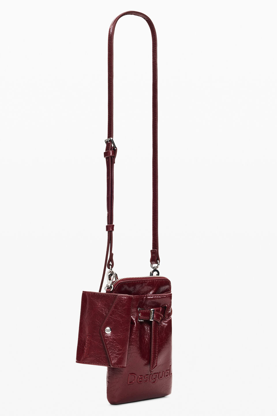 Portefeuille Half Logo Alma Grenat Desigual, vue 3
