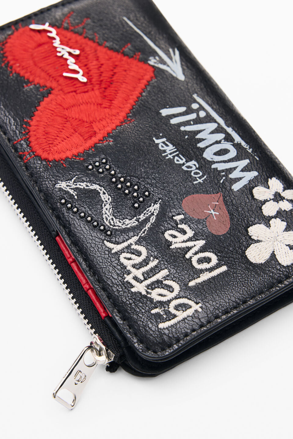 Portefeuille Wow Emma 2.0 Noir Desigual, vue 4