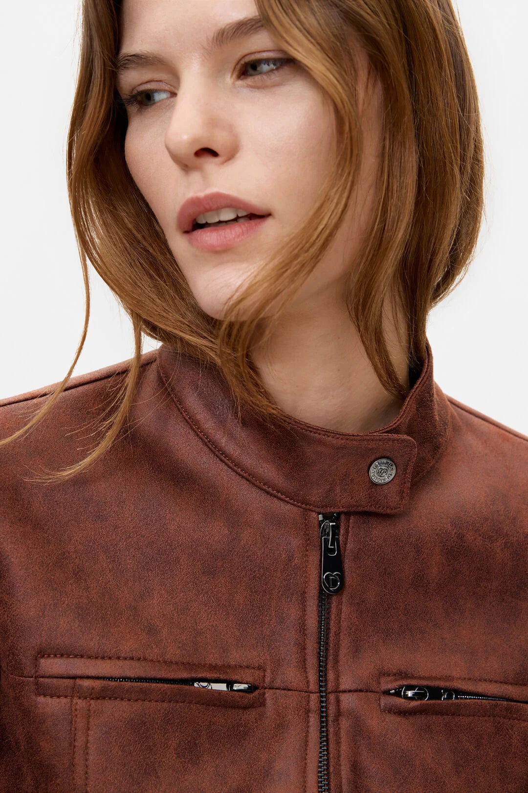 Blouson effet cuir