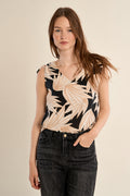 Top imprimé floral