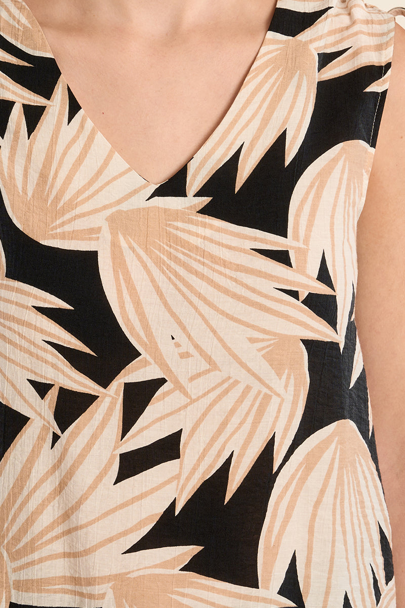 Top imprimé floral