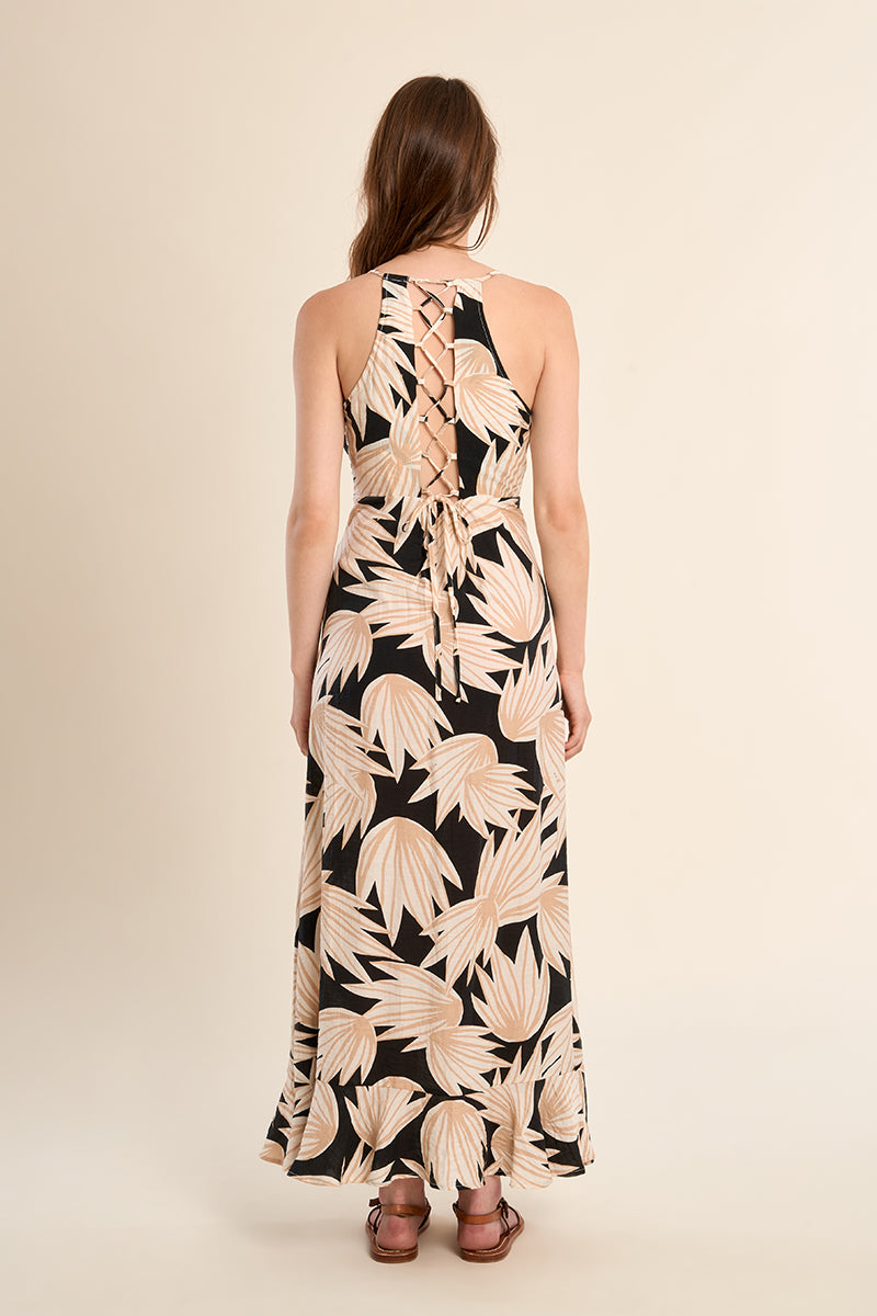 Robe longue imprimé floral