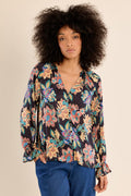 Blouse droite à fleurs Helene Molly Bracken – vue 1