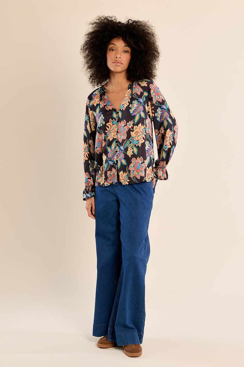 Blouse droite à fleurs Helene Molly Bracken – vue 3
