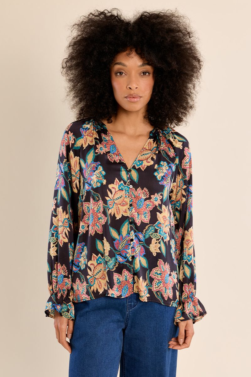Blouse droite à fleurs Helene Molly Bracken – vue 5
