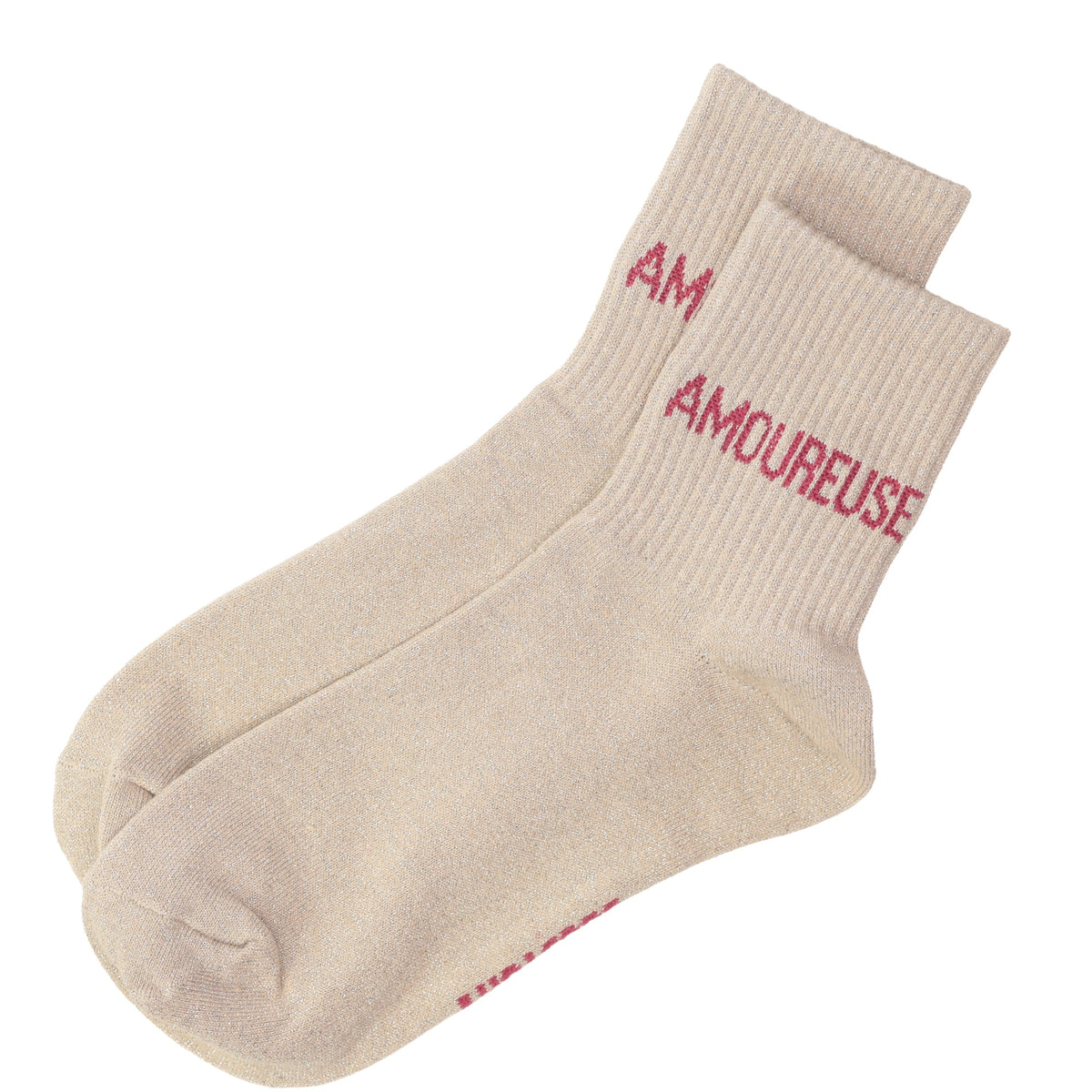 Chaussettes à paillettes « AMOUREUSE »