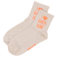 Chaussettes à paillettes « I LOVE WHITE WINE »