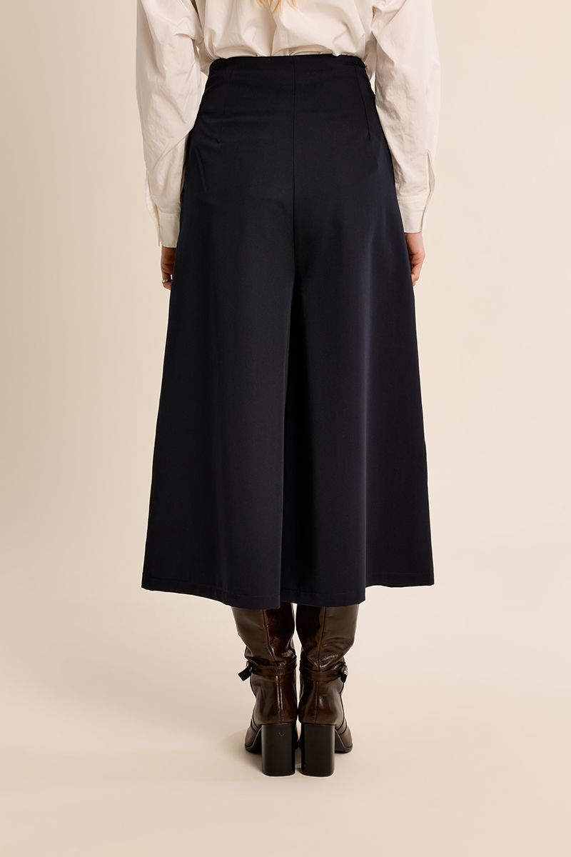 Jupe-culotte taille haute Marine Molly Bracken – vue 4