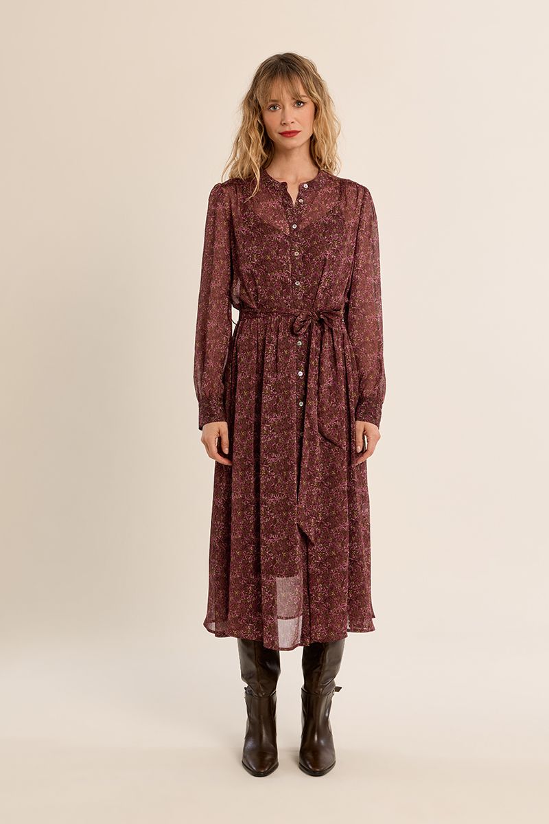 Robe longue semi-transparente Olga Molly Bracken – vue 6
