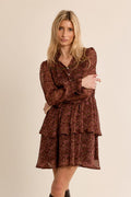 Robe multi-volants semi-transparente Olga Molly Bracken – vue 1